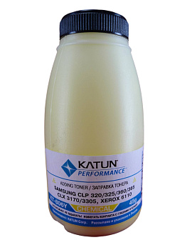 Фото Тонер для Samsung CLP-320/ 325/ 360/ 365, CLX-3170/ 3305, Xerox 6110 (фл.45г) Желтый (Yellow) Katun фас.Россия - химический