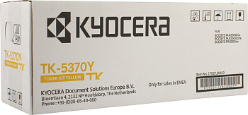 Фото Тонер-картридж Kyocera-Mita TK-5370Y для ECOSYS PA3500cx, MA3500cix, MA3500cifx (5000стр.) Желтый (Yellow) Original