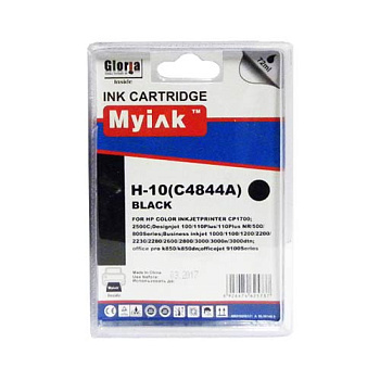 Фото Картридж MyInk C4844A № 10 для HP DJ 1700/ 2200/ 2230/ 2250 (72ml, Dye) Черный (Black)