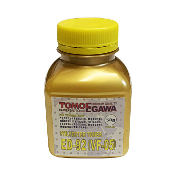 Фото Тонер ED-92Y (VF-05)  для Kyocera FS Color TK-5220 TK-5230 TK-5240 (фл.50г) Gold ATM - Желтый (Yellow) - универсальный [Tomoegawa]