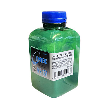 Фото Тонер для Kyocera FS-C2026MFP/ C8020/ C5150DN [TK-590/ 580/ 895] (фл.100г) Green Line - Голубой (Cyan) - [IMEX]