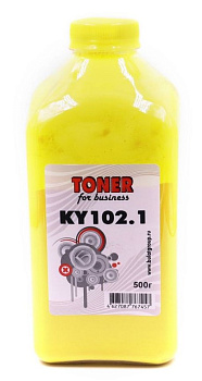 Фото Тонер KY102.1 для Kyocera [TK-520/TK-500/TK-510/TK-540/TK-580/TK-550/TK-590/TK-560/TK-590] (кан.500г) БУЛАТ - Желтый (Yellow)