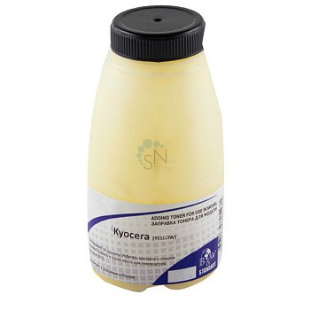 Фото Тонер для Kyocera Ecosys P6130/ P6035/ P6230/ M6530/ M6535/ M6630/ M6235 [TK-5140/5150/5160/5270/5280/ 5290 Y] (фл.100г) B&W Premium - Желтый (Yellow)