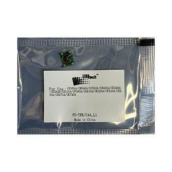 Фото Чип HP TRK/C44 CLJ CC530A(CE410A,CF380A)/ CB540A(CF210A,CE320A)/ CE400A(CE250A)/ CE340A(CE270A,CE740A)/ CF350A(CE310A)/CE264X, Canon Черный (Black)