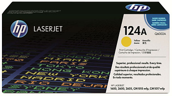 Картридж (Q6002A) Hewlett-Packard №124A для HP CLJ 1600/ 2600/ 2605/ CM1015/ CM1017 Желтый (Yellow) Original Фото Картридж (Q6002A) Hewlett-Packard №124A для HP CLJ 1600/ 2600/ 2605/ CM1015/ CM1017 Желтый (Yellow) Original