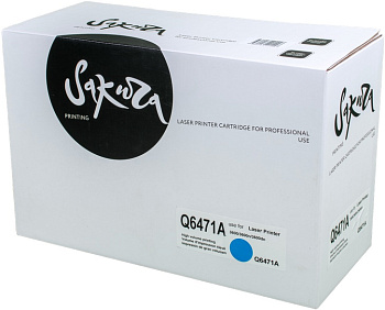 Фото Картридж SAKURA Q6471A для HP Color LaserJet 3600/ 3600n/ 3600dn Голубой (Cyan) (4000 к.)