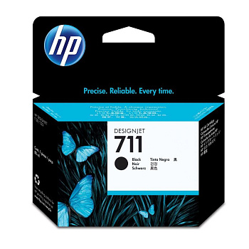 Фото Картридж HP CZ133A № 711 для DesignJet T120/ T520 Черный (Black) Original