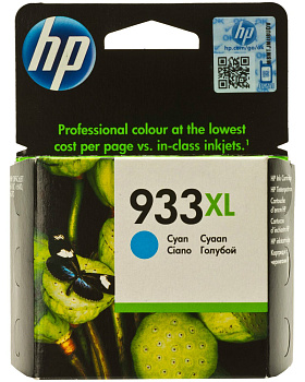 Фото Картридж HP CN054AE № 933XL для OfficeJet 6100/ 6600/ 6700 Голубой (Cyan) Original