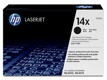 Картридж (CF214X) Hewlett-Packard №14A для HP LJ Enterprice 700 M725/ M712 Черный (Black) Фото Картридж (CF214X) Hewlett-Packard №14A для HP LJ Enterprice 700 M725/ M712 Черный (Black)