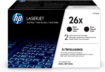 Картридж (CF226XF/CF226XD) Hewlett-Packard HP 26XD для HP LaserJet M402/ M426 (2x9000 стр.) Черный (Black) Original Фото Картридж (CF226XF/CF226XD) Hewlett-Packard HP 26XD для HP LaserJet M402/ M426 (2x9000 стр.) Черный (Black) Original