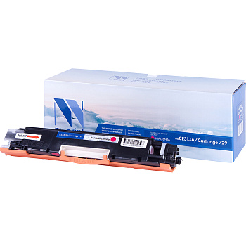 Фото Картридж NV-Print CE313A/Can729 для HP CLJ PRO CP1025/CP1025NW/Canon 7010/7018 (1000стр.) Пурпурный (Magenta) NV-CE313A/729M