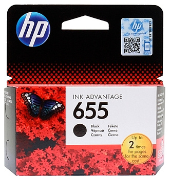 Фото Картридж HP CZ109AE № 655 для DJ 3525/ 4615/ 4625/ 5525/ 6525 Черный (Black) Original