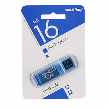 Фото USB Flash 16GB Smartbuy Glossy series Dark Blue