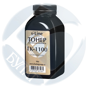 Фото Тонер для Kyocera FS-1024MFP [TK-1100] (бут.90г) БУЛАТ s-Line