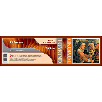 Фото Холст Lomond рулон 24''(610мм*10м*50,8мм) для струйной печати 400мкм [1207011]