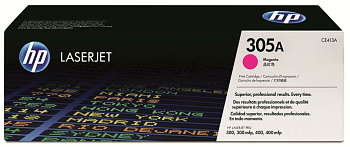 Фото Картридж (CE413A) Hewlett-Packard №305A для HPCLJ Color M351/ M451/ MFP M375/ MFP M475 Пурпурный (Magenta) Original