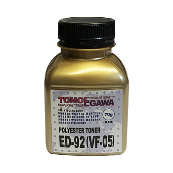 Фото Тонер ED-92K (VF-05) для Kyocera FS Color TK-5220 TK-5230 TK-5240 (фл.70г) Gold ATM - Черный (Black) - универсальный [Tomoegawa]