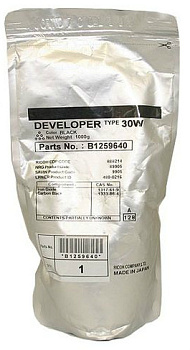 Фото Девелопер Ricoh Type 30W Ricoh Aficio 240W/ MPW2400/ W3600/ SPW2470/ 5100W/ 7140W (B1259640 / DD40BLK)