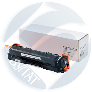 Фото Картридж 7Q W2212X (207X) для HP Color LJ M255/ M282 (2450стр.) Желтый (Yellow) до версии 20240321 включительно