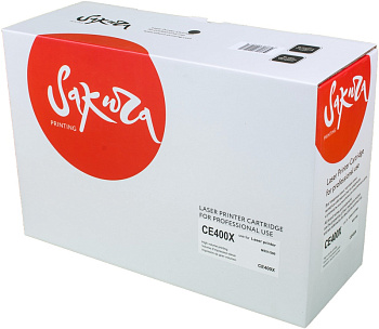 Фото Картридж SAKURA CE400X для HP Enterprise 500 Color M551n/ 525f/ 525dn/ 570/ 575 Черный (Black) (11000 к.)