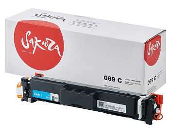 Фото Картридж SAKURA 069C для Canon I-Sensys MF752Cdw, MF754Cdw, LBP673Cdw Голубой (Cyan) SA069C