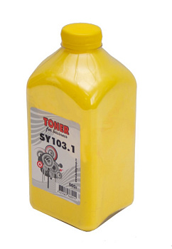 Фото Тонер SY103.1 для Samsung CLP300/ 3**/ 500/ 510/ 600/ 660/ 3160/ 62**Xerox Ph 61** (бут.500г) БУЛАТ - Желтый (Yellow)