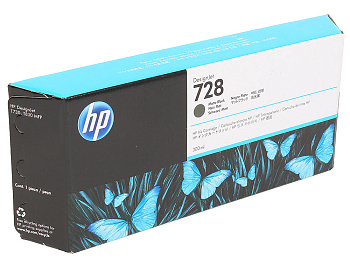Фото Картридж HP F9J68A № 728 для DJ T730/ 830 Матовый Черный (Matte Black) Original