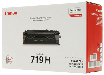 Картридж Canon 719H для MF5840dn/ MF5880dn/ LBP6300dn/ LBP6650dn Черный (Black) Original Фото Картридж Canon 719H для MF5840dn/ MF5880dn/ LBP6300dn/ LBP6650dn Черный (Black) Original