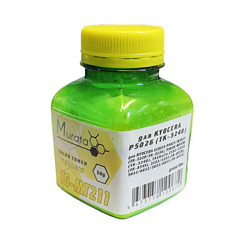 Фото Тонер для Kyocera ECOSYS P5021/P5026 (TK-5220/5240) (фл.50г, желтый, TG-MT211 Murata) Green Line