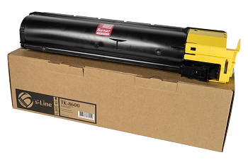 Тонер-картридж s-Line TK-8600Y для Kyocera FS-C8600/C8650 (20000стр.) Желтый (Yellow) Фото Тонер-картридж s-Line TK-8600Y для Kyocera FS-C8600/C8650 (20000стр.) Желтый (Yellow)