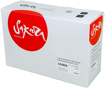 Фото Картридж SAKURA CE402A для HP Enterprise 500 Color M551n/ 525f/ 525dn/ 570/ 575f Желтый (Yellow) (6000 к.)