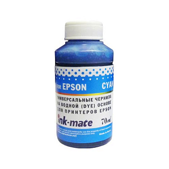 Чернила универсальные для EPSON (70мл, Голубой (Cyan), Dye)  EIM-UC Ink-Mate Фото Чернила универсальные для EPSON (70мл, Голубой (Cyan), Dye)  EIM-UC Ink-Mate
