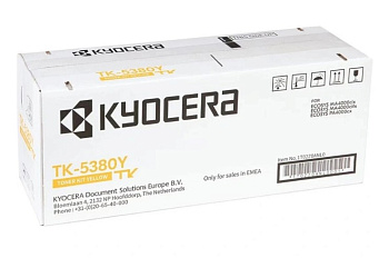 Фото Тонер-картридж Kyocera-Mita TK-5380Y для PA4000cx/MA4000cix/MA4000cifx (10000стр) Желтый (Yellow) Original