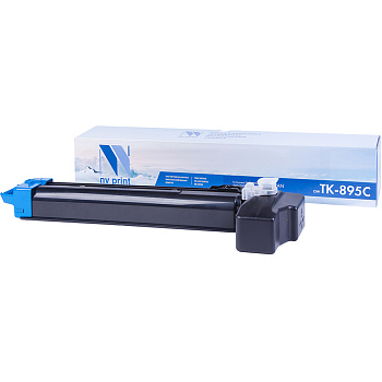 Фото Тонер-картридж NV-Print TK-895C для Kyocera FS-C8020MFP/ C8025MFP (6000стр.) Голубой (Cyan)