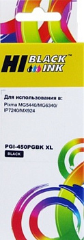 Фото Картридж Hi-Black PG-450XLPGBK для Canon PIXMA iP7240/ MG6340/ MG5440 Черный (Black)