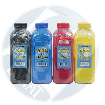 Фото Тонер для HP CLJ CP4025/ 4520/ 4525/ CM4540 (фл.200г) БУЛАТ - Черный (Black) - химический