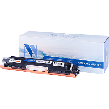 Фото Картридж NV-Print CE310A/Can729 для HP CLJ PRO CP1025/ CP1025NW, Canon 7010/ 7018 (1200стр.) Черный (Black) NV-CE310A/729Bk