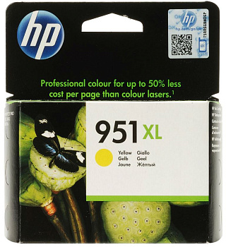 Фото Картридж HP CN048AE № 951XL для OfficeJet Pro 8100/ 8600 Желтый (Yellow) Original