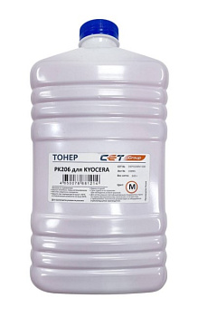 Фото Тонер PK206 для KYOCERA ECOSYS M6035cidn (Japan) Magenta, 500г/бут, (унив.), OSP0206M-500
