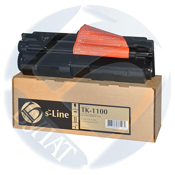 Фото Тонер-картридж s-Line TK-1100 для Kyocera FS-1024MFP (2100стр.) - с чипом