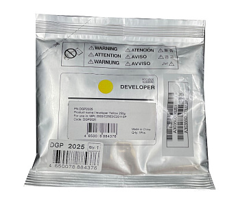 Девелопер для RICOH MPC2003/3003/3503/4503/5503/6003 (CET) Yellow, 235г, DGP2025 Фото Девелопер для RICOH MPC2003/3003/3503/4503/5503/6003 (CET) Yellow, 235г, DGP2025