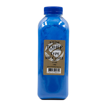 Тонер Ricoh MP C2003/ 2503/ 2011 (бан.190г) Голубой (Cyan) БУЛАТ s-Line Фото Тонер Ricoh MP C2003/ 2503/ 2011 (бан.190г) Голубой (Cyan) БУЛАТ s-Line