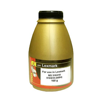 Фото Тонер для Lexmark MS310/ 410/ 510/ 610/ 810 (фл.160г) Gold ATM 