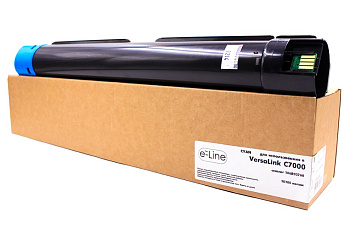 Фото Тонер-картридж e-Line 106R03768 для Xerox VersaLink C7000 (10100стр.) Голубой (Cyan)