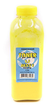 Фото Тонер для HP CLJ M551/ CP3525 (фл.150г) БУЛАТ - Желтый (Yellow) - химический
