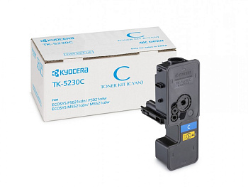 Фото Тонер-картридж Kyocera-Mita TK-5230C для P5021cdn/cdw, M5521cdn/cdw (2200стр) Голубой (Cyan) Original