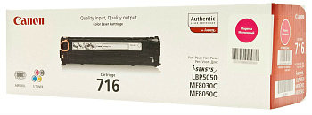 Фото Картридж Canon 716M для LBP-5050/ LBP-5050N Пурпурный (Magenta) Original