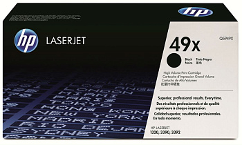 Фото Картридж (Q5949X) Hewlett-Packard №49x для HP LJ 1320/ 3390/ 3392 Черный (Black) Original