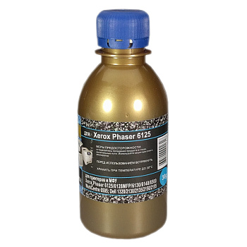 Фото Тонер для Xerox Phaser 6125/ 6130/ 6500, Epson AcuLaser C1100 (фл.30г) Gold ATM - Голубой (Cyan)