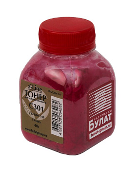 Тонер для Oki C301/ C321/ MC342 (бут.40г) БУЛАТ s-Line - Пурпурный (Magenta) - Glossy Фото Тонер для Oki C301/ C321/ MC342 (бут.40г) БУЛАТ s-Line - Пурпурный (Magenta) - Glossy